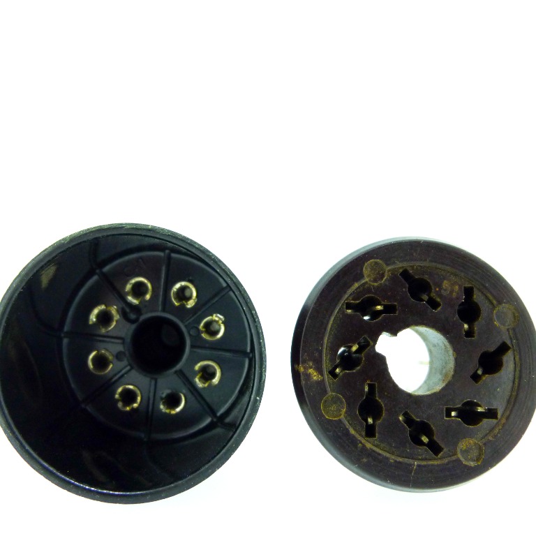 8 pin Octal Vintage Hardwired Valve Socket Adaptor Kit